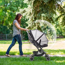 Baby Mosquito Net with Double Zipper Bassinet Stroller Cover for Baby/Stroller/Car Seat/Cradles/Carriers, Easy to Use, Visible Breathable Mesh, Keep Insects/Bugs/Cats Out, Black by TinyTreasures Baby Boutique