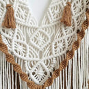 large macrame wall hanging - Boho Tapestry Macrame Wall Decor Art- Chic Bohemian Handmade Woven Tapestry Home Decoration for Bedroom Living Room Apartment Wedding Party - 43"x32" (Beige-Brown) by CozyNest Decor