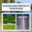 Airmax Twilight Blue Pond Dye 4X Concentrate for Outdoor Ponds & Lakes, Natural Pond Colorant & Beauty Enhancer, Block Ultraviolet Rays, Fish, Bird & Livestock Safe, Easy Liquid Application,1 Quart by GreenHaven Gardens