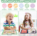 Montessori Magnetic Maze, Alphabet Learning Busy Board for Toddlers 2-4, Wooden Puzzle Educational Toys with Magnetic Letters by TinyTreasures Baby Boutique
