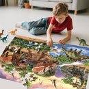 Jumbo Floor Puzzle for Kids,48 Piece Dinosaur Large Jigsaw Puzzles for Toddlers Ages 3-5,Children Learning Preschool Educational Dinosaur Toys,Christmas Birthday Gifts for Boys Girls Ages 4-8 by TinyTreasures Baby Boutique