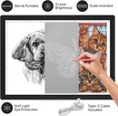 iVyne Corded Light Pad for Weeding Vinyl - A4 Light Box for Drawing - Light Board for Tracing - Light Box for Diamond Painting, Weeding Vinyl, Sketching, Tracing (Black) by TinyTreasures Baby Boutique