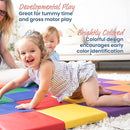 ECR4Kids SoftZone Patchwork Activity Mat, Folding Playmat, Assorted by TinyTreasures Baby Boutique