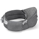 SUNVENO Baby Hip Carrier with Hip Seat, CPC-Certified, Ergonomic Infant Carrier for Newborns & Toddlers up to 45 lbs, Adjustable Waistband, Multiple Pockets, All-Season, Grey by TinyTreasures Baby Boutique