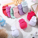Adjustable Baby Mittens No Scratch Newborn Cotton Breathable Gloves Warm Baby Mitts for Boys Kids by TinyTreasures Baby Boutique