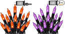 Dazzle Bright 200 LED Halloween Mini String Lights, 65FT Connectable Waterproof Plug in with 8 Modes Lights for Indoor Outdoor Patio Garden Party Decorations (2 Pack) by GreenHaven Gardens