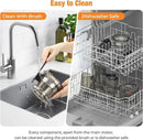 Slow Cold Press Juicer Machines: Masticating Cold Pressed Compact Juicer For Vegetable And Fruit Easy To Clean, Silver Grey by CozyNest Decor
