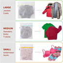 Mesh Laundry Bag for Delicates, Wash Bag for Underwear and Lingerie, Makeup Organizer Bag (1 Large, 2 Medium, 2 Small) by TinyTreasures Baby Boutique