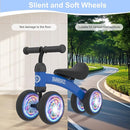 Baby Balance Bike Toys for 12-36 Months Kids Toy Boy and Girls Gifts Toddler Best First Birthday Gift Children Walker No Pedal Infant 4 Wheels Bicycle (Colorful, Blue-Light) by TinyTreasures Baby Boutique