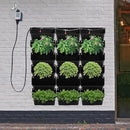 Self-Watering Wall-Mounted Planter, Vertical Garden Planter Set with 18 Pots, Stackable Plant Grow Pots with Electronic Timer for Growing Veggies, Fruits, Herbs, Flowers. by CozyNest Decor