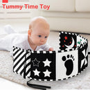 URMYWO Black and White Baby Toys, Tummy Time High Contrast Newborn Toys 0-3 Months, Soft Baby Book, Visual Stimulation Montessori Sensory Infant Toys 0-6-12 Months, Shower Gift for Boys Girls by TinyTreasures Baby Boutique