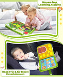 Busy Book for Toddlers 1-3, Montessori Toys for 1 2 Year Old Boy Girl Birthday Gifts, Busy Board Educational Learning Toys for 1+ Year Old, Toddler Airplane Travel Toy Farm Animals Activity Books by TinyTreasures Baby Boutique