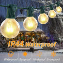25Ft G40 Outdoor String Lights, Golbe Patio Light with 27 G40 Clear Incandescent Bulbs(2 spare), Hanging Waterproof Connectable Christmas String Lights for Indoor Outdoor Garden Camping Backyard Porch by GreenHaven Gardens