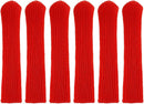 uxcell 6Pcs Door Handle Covers, Knitted Anti-Scald Door Knob Protector Door Knob Cover for Hot Doors and Cold Doors, Red by TinyTreasures Baby Boutique