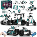 STEM Robot Toys for 8-14, 12 in 1 Remote Control Robotics Toys for Kids, Programmable Building Robot Kit Birthday Present for Science Educational(469 Pcs) by TinyTreasures Baby Boutique