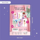Sticker Dress Up Ballet - Sticker Activity Book for Kids. Learn Girls Fashion Design for Ballet with Stickers and Guides for Kids 5 and up. with 100+ Removable Stickers by TinyTreasures Baby Boutique