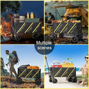 Wagons carts Foldable，Collapsible Wagon Foldable Wagon, Gather Heavy Duty Garden cart, Portable cart，Pets carts，with Large All-Terrain Beach Wheels and Drink Holder for Sports, Shopping, Camping by GreenHaven Gardens