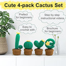 Utook Crochet Kit for Beginners，Crochet Starter Kits,Crochet Kits for Beginners Adults and Children, with Instructional Videos and Paper Tutorials, Handmade Crafts, Holiday Gifts (Love Cactus) by TinyTreasures Baby Boutique