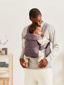 BabyBjörn Baby Carrier Mini, Cotton, Dark Purple | Newborn Carrier (7-25 lbs), Ergonomic, Easy-to-Use by TinyTreasures Baby Boutique