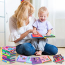 Baby Bath Books, Fabric Soft Baby Cloth Books, Early Education Toys, Waterproof Babies Book for Toddler, Newborn, Infants Perfect Shower Toys, Kids Bath Toys Toddler Gift (12PCS) by TinyTreasures Baby Boutique
