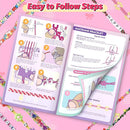 Friendship Bracelet Making Kit, Arts and Crafts Loom Bracelet Maker for Kids, Jewelry String Making supplies with 3 Thread Styles & 6 Bead Types, Christmas Birthday Gifts for Girls Ages 6 7 8 9 10+ by TinyTreasures Baby Boutique