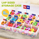 Gamenote Classroom Magnetic Alphabet Letters Kit 178Pcs with Double Side Magnet Board - Foam Alphabet Letters for Preschool Kids Toddler Spelling and Learning Colorful ABC Education Fridge Magnets by TinyTreasures Baby Boutique