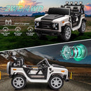 12V SUV 5MPH 2-Seater Ride on Toys, Ride-on Truck Toy w/Parent Remote,4W/2D 3-Speed Kids Electric Vehicles with Motor,Spring Suspension,LED,Music (12V Electric Ride on Truck SUV) by TinyTreasures Baby Boutique