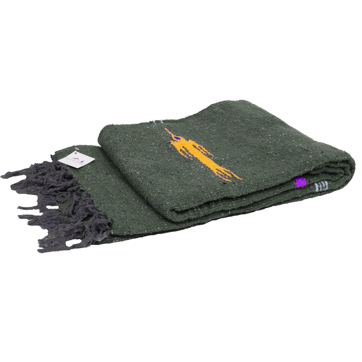 Olive Green Thunderbird Blanket, photo 4 of 4