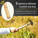 Premium Japanese Weeding Sickle Hand Hoe for Gardening - Ideal for Planting, Plowing, Digging & More - Durable, Ergonomic Design, and Sharp Blade for Effortless Work by GreenHaven Gardens