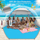 Gorich Beach Tent Sun Shelter for 3/4-5/6-7/8-10 Person with UPF 50＋ UV Protection, Lightweight & Easy Setup Beach Shade Canopy, Portable Beach Shade Tent Beach Cabana by TinyTreasures Baby Boutique