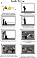 Grey City Wallpaper Brooklyn Bridge Nightscape Wall Mural for Living Room Bedroom Dining Room Office(Not Self-Adhesive) by TinyTreasures Baby Boutique
