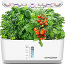 Ahopegarden Indoor Garden Hydroponics Growing System: 10 Pods Plant Germination Kit Aeroponic Herb Vegetable Growth Lamp Countertop with LED Grow Light - Hydrophonic Planter Grower Harvest Lettuce by GreenHaven Gardens