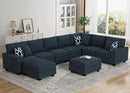 L Lengend Vansen Modular Sectional Sofa U Shaped Couch with Ottoman Modern Reversible Corner Sectional Couch for Living Room (Charcoal, U Shaped Sofa-5) by CozyNest Decor