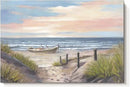 cozy country Ocean Wall Art 36"x24" - Coastal Pictures Beach Canvas Decor - Seashore Artwork Seascape Hand Painting for Bedroom, Sea House by CozyNest Decor