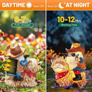 Garden Gnome Statue on Highland Cow with Solar Lights – Funny Outdoor Resin Decor for Patio, Lawn, Yard – Unique Gift for Women, Grandma, Mother's Day, Birthday, Housewarming by GreenHaven Gardens