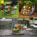 Nacome Snail Statues with Succulent for Garden Decor: Solar Outdoor Clearance Outside Yard Art Porch Patio Balcony Front Lawn Ornaments –Birthday Gifts for Mom Grandma Women by GreenHaven Gardens