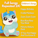Children's Songs: Musical Toys & Interactive Sound Book for Toddlers 1-3, Baby’s First Year Music Book Gift, Singing Book for 1 Year Old Toddler & Kids, Nursery Rhymes Musical Books & Educational Toy by TinyTreasures Baby Boutique