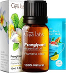 Gya Labs Frangipani Essential Oil for Diffuser - 0.34 Fl Oz - 100% Pure Natural Frangipani Oil for Skin, Face, Aromatherapy & Candle Making Scent by CozyNest Decor
