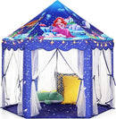Monobeach Mermaid Princess Tent Girls Blue Large Playhouse Kids Castle Play Tent with Star Lights Gift Toy for Children Indoor and Outdoor Games by TinyTreasures Baby Boutique