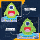 jackinthebox Poke Poke Art for Kids – Space Theme, Mess-Free Fabric Art and Craft, Flower Pressing Kits, Gift for Kids, Toys for Girls and Boys Ages 4 5 6 7 8 by TinyTreasures Baby Boutique