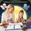 Crochet Kit for Beginners - 4 PCS Owl Crochet Kit with Step-by-Step Video Tutorials, Beginner Crochet Kits for Adults, Crochet Animal Kit for Kids, Crochet Magical Owls Set (White&Brown&Gray&Coffee) by TinyTreasures Baby Boutique