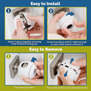 Door Knob Safety Cover for Kids (6 Pack) Hard-to-Remove Dual-Lock Door Handle Covers for Kids - Reusable Baby Proof Door Knob Locks - Installs Easily, No Tools Needed (White) by TinyTreasures Baby Boutique