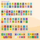 Toddler Learning Flash Cards, 60 PCS Double Sides Flashcards for Alphabets, Numbers, Colors, Shapes, Sight Words, Baby Cognitive Flashcards for Kids, Preschool Kindergarten Learning Activities by TinyTreasures Baby Boutique