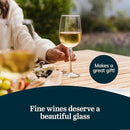 Libbey Vina Tall Wine Glasses Set, All Purpose Red and White Wine Glasses Set of 12, Professional Grade Glass Wine Glasses for Gatherings, Events by CozyNest Decor