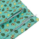 ALVABABY 2pcs Cloth Diaper Wet Dry Bags Waterproof Reusable with Two Zippered Pockets Travel Beach Pool Daycare Soiled Baby Items Yoga Gym Bag for Swimsuits or Wet Clothes LZX4344 by TinyTreasures Baby Boutique