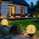 Beautyard Solar Globe Lights Outdoor USB Charged Garden Decor 3.94" Diameter 30LED 1000mAh Solar Globe Lights for Outdoor Indoor Mothers Day Gifts Holiday Decor(3.94'' Medium 4 Pack Warm White) by CozyNest Decor