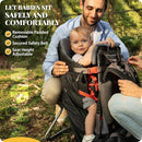WIPHA Baby Carrier - Upgraded Hiking Backpack with Safety Seat, Lightweight Large Capacity Toddler Carrier (Black) by TinyTreasures Baby Boutique