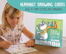 Drawing with Alphabet Learning Letters Tracing ABC Handwriting Toys Set Educational Game Birthday Gift for Preschool Activities Girl Boy 3-6 Years Old Kids by TinyTreasures Baby Boutique