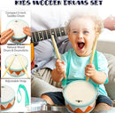 MINIARTIS Toddler Musical Instruments - Montessori Wooden Musical Toys for Toddlers 1-3 | Modern Boho Baby Drum Set with Neutral Colors Percussion Instruments | Kids Preschool Educational 3+ by TinyTreasures Baby Boutique