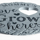 Let's Make Memories Personalized Garden Stone - Resin - Custom Garden Décor - Heart Stepping Stone - for Dad - for Father's Day by CozyNest Decor